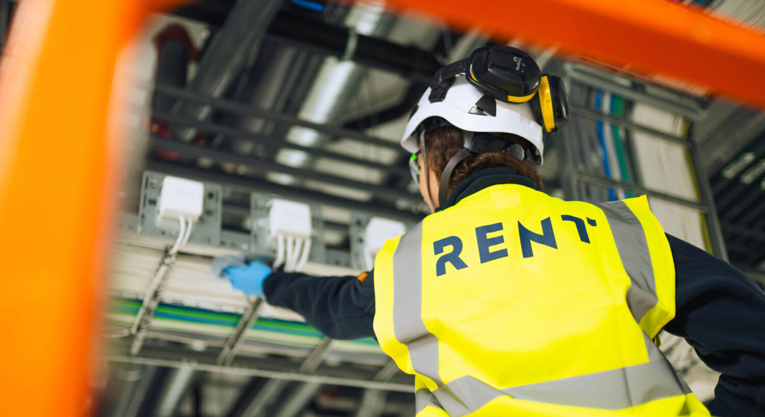 Ansatt fra Rent som gjør arbeid